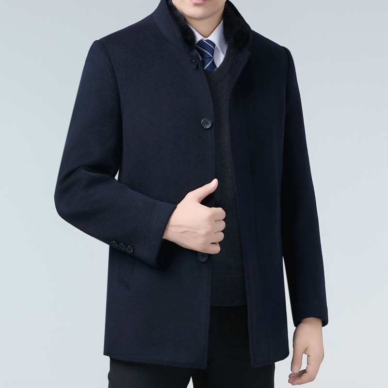 802 네이비블루 (밍크칼라+탈부착다운라이너)