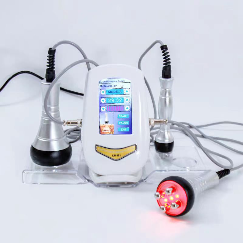 Amazon 40k スリーインワン痩身機器マッサージデスクトップ負圧家庭用多機能キャビテーションマシン美容器具|undefined