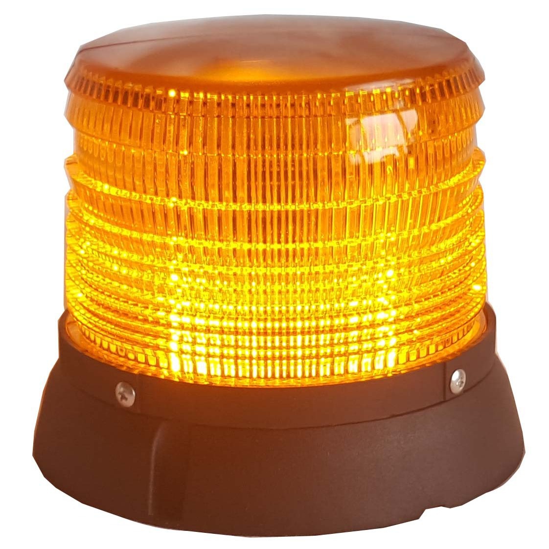 12-24V高亮12LED爆闪旋转警示灯工程叉车顶警告圆灯耐震耐用超亮