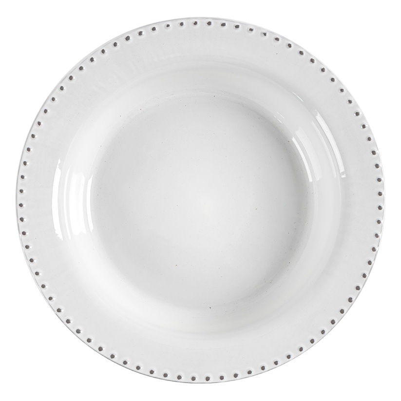 Cuenco de sombrero de paja de perlas en relieve de estilo retro Cuenco grande de cerámica para el hogar Cuenco de sopa Cuenco de ensalada Cuenco de pasta Plato de restaurante