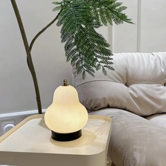 フランスクリーム梨電気スタンド創意リビング充電携帯雰囲気個性誕生日プレゼントベッドサイド小夜灯