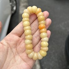 13mm奶黄色蒜瓣大肠 奶油菩提子大肠文玩