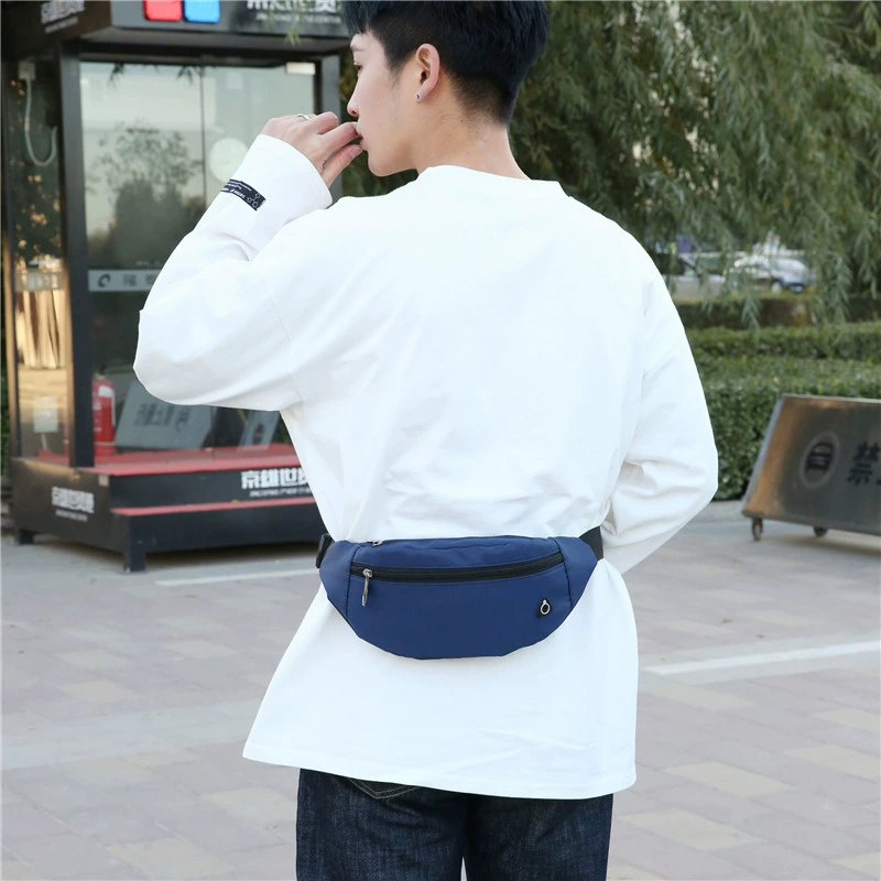 Sports belt bag for men and women, capacious chest bag for cycling, mobile phone, wallet, city style