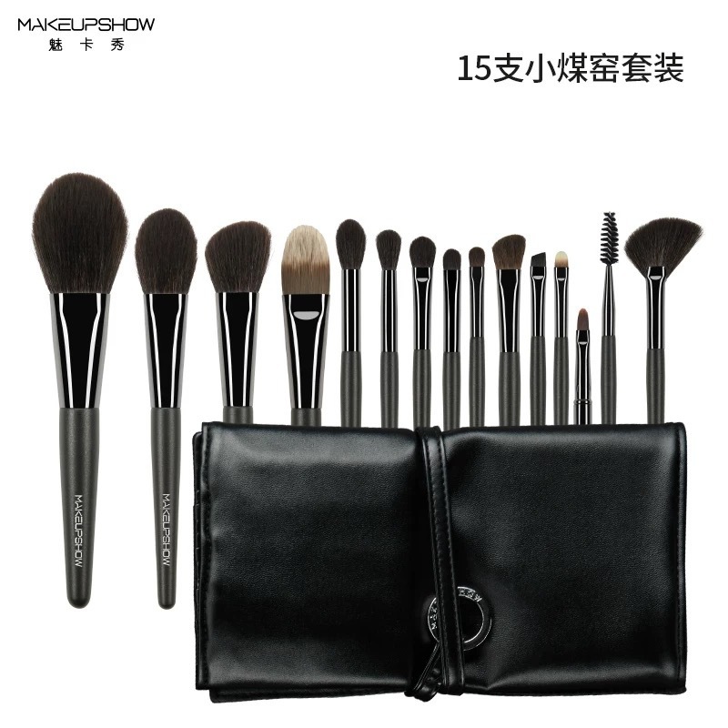 Meikaxiu メイクブラシセット 15 個滄州獣毛セットアイシャドウブラシファンデーションブラシチークブラシメイクアップアーティスト|undefined