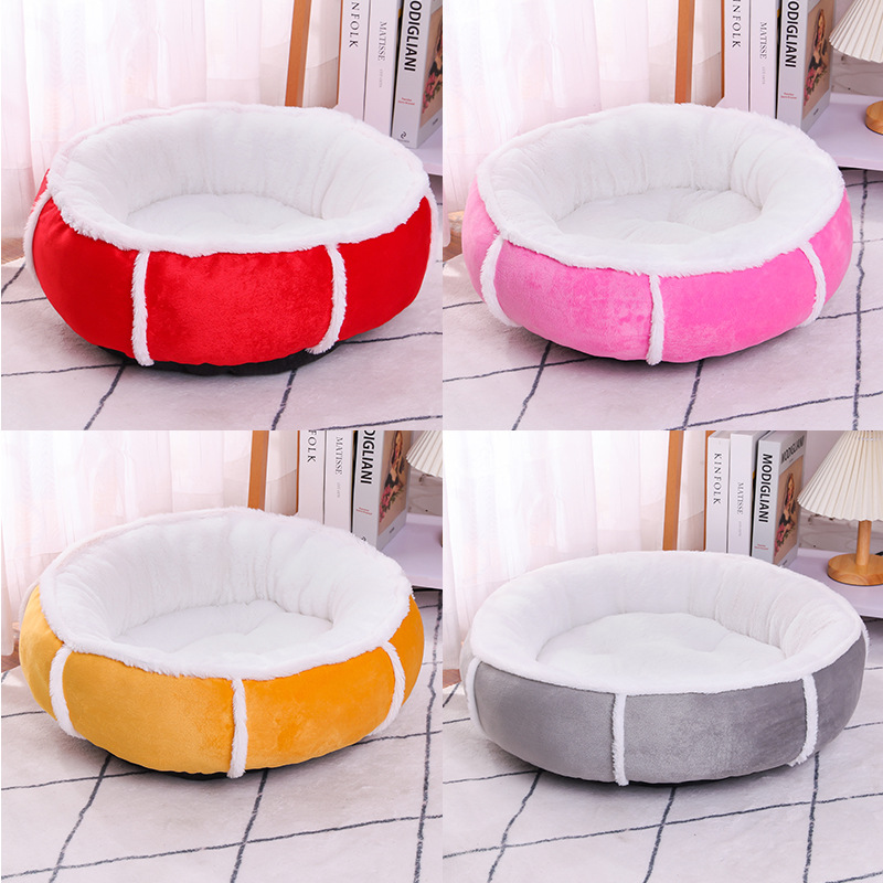 Peluche de felpa, terciopelo súper suave, engrosamiento, cálida, perrera para mascotas, tamaño, almohadilla para gatos, almohadilla para perros, cómoda para gatos en invierno, perrera