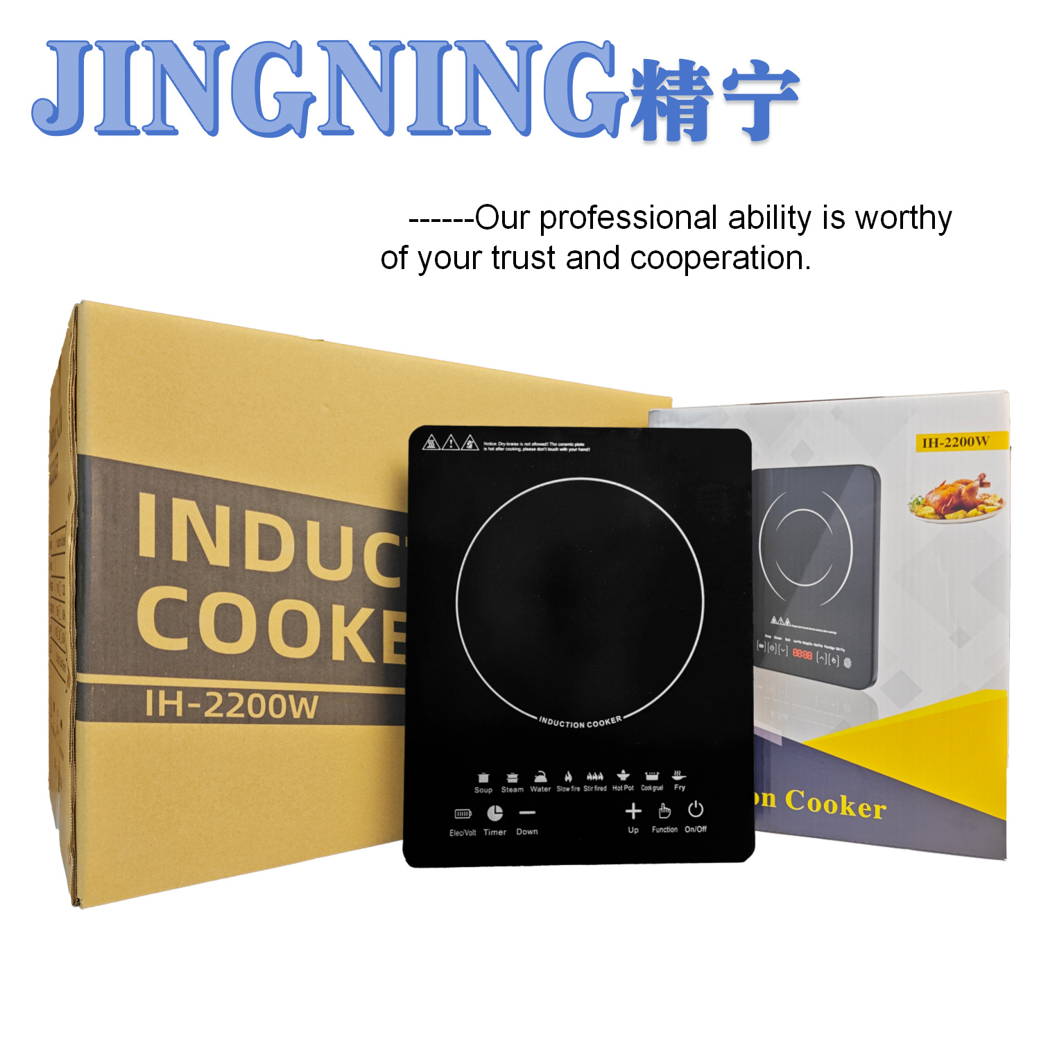 Estufas electromagnéticas domésticas comerciales multifuncionales Hot Pot