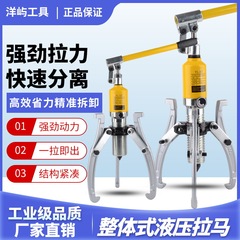 油圧プーラー 2 つまたは 3 つの爪分解ベアリングプーラー YL5T10T20T30T50T ツールプーラー機械強力