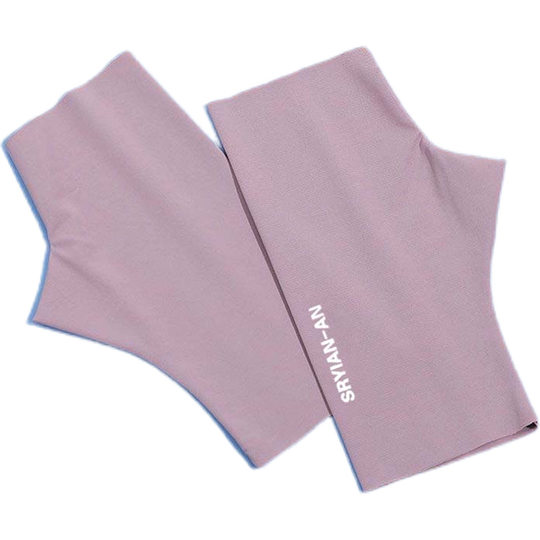 Summer Ice Silk Sunscreen Half-Finger Gloves Women's Nail Art Ultraviolet Protection Simple Finger-free Thin Traceless Gloves Ultra-thin