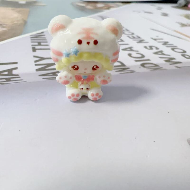 漫画かわいい動物着用猫樹脂アクセサリー手作り diy クリーム接着剤靴バックルヘアピンペンダントジュエリー材料|undefined