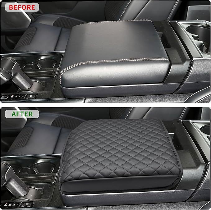 Suitable for 21-23 Ford F150 Armrest Box Heightening Pad Cross-Border Car Storage Interior Renovation and Repair