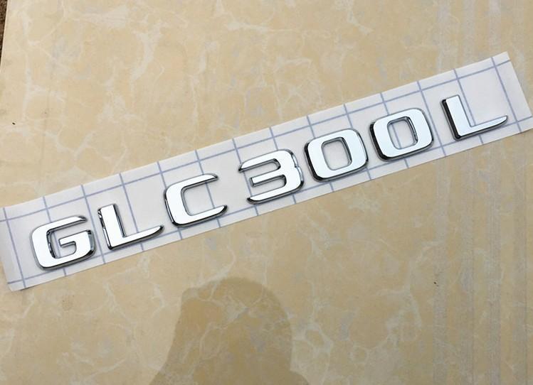 Suitable for Mercedes-Benz GLC260L, GLC300L, GLC43 AMG rear emblems, 4MATIC car logos, and lettered emblems