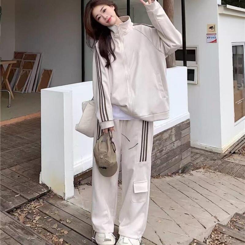 休闲卫衣洋气华棉套装运动套装两件套运动服慵懒秋季韩版宽松时尚|undefined