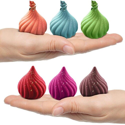 Large onion mousse mold white whirlwind mousse cake mold baking diy chocolate mold