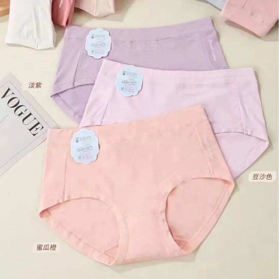 彤夫人 Pants, trousers, comfortable breathable underwear, mid rise