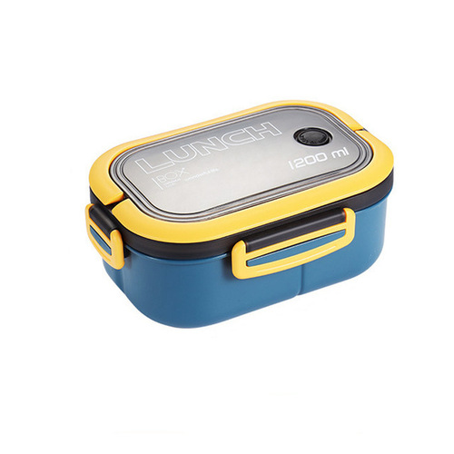 Lunchbox Double-layer Bento Box Student Divided Rice Container Microwave Dedicated Office Worker Portable Lunch Box