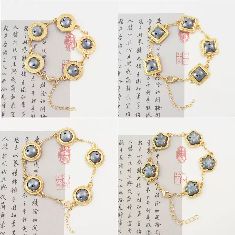 新款热销网红时尚五花手链胎底高级五瓣花手链个性饰品厂家批发