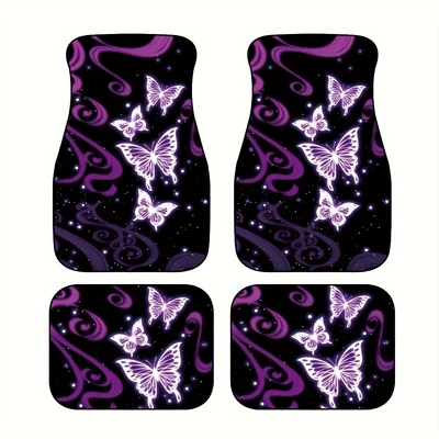 Avtomobil döşəmə paspasları – Dirt-Resistant, Wear-Resistant, Anti-Scratch Mats - x-car-floor-mat-27-3344cm-crystal-velvet-dot-plastic-bottom-two-piece-pack