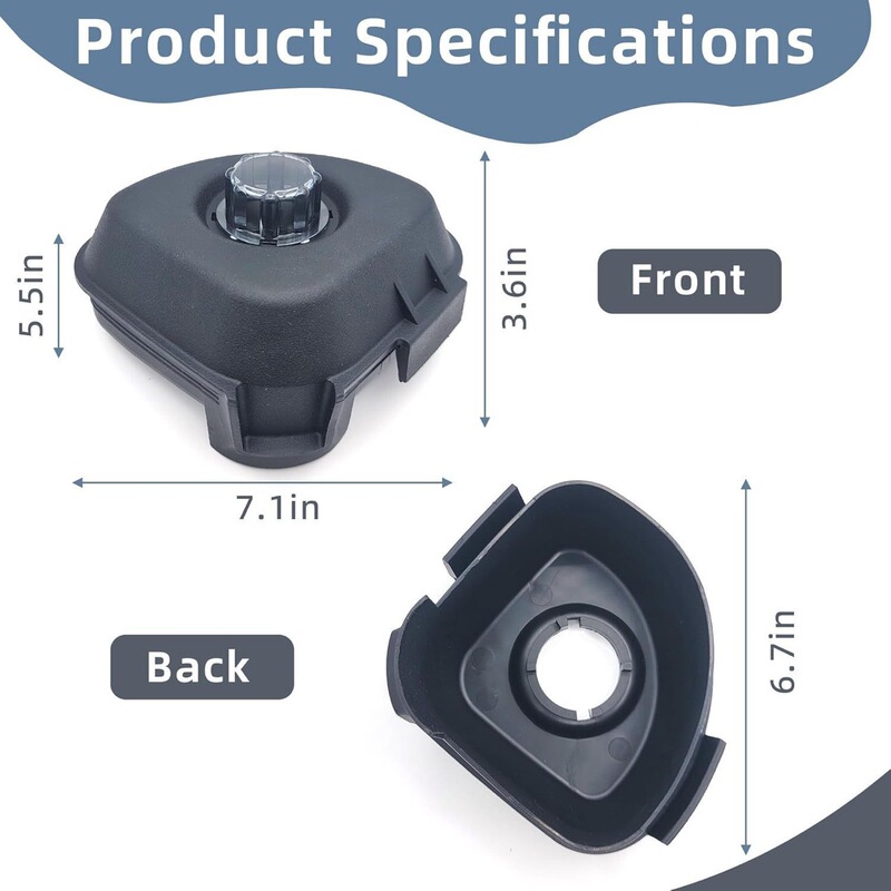 Replacement Lid Compatible for Vitamix Blender 48Oz and 32Oz 15990 15978 16016 15981