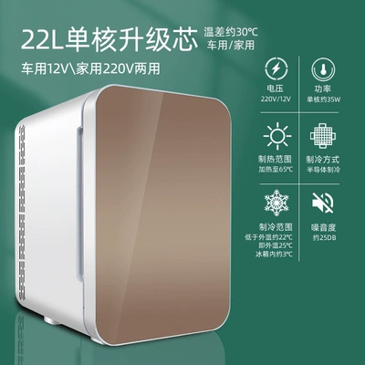 Soyuducular | mask cosmetics household refrigerated - 20l-car-refrigerator-gold