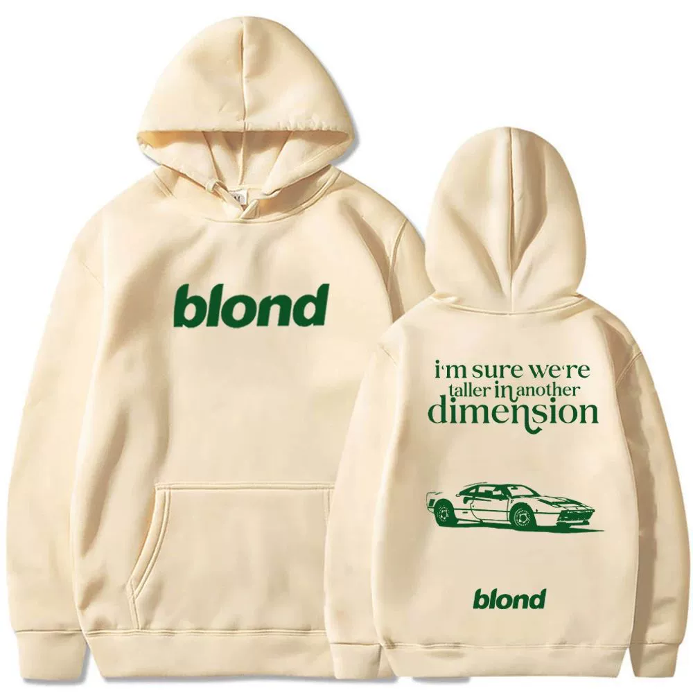 Худи с принтом Frank Ocean "Blonde" / "White Ferrari"