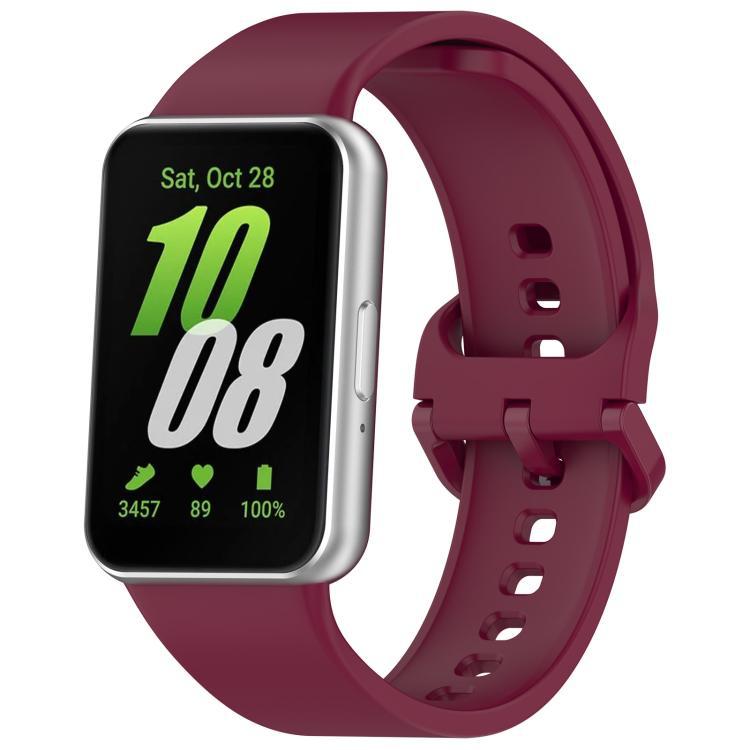 xDfind pulsera de silicona de hebilla de color sólido para Samsung Galaxy Fit3 SM-R390