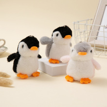 仿真企鹅公仔书包包挂件钥匙扣链可爱南极企鹅毛绒玩偶男女生礼物