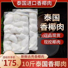 厂家直销泰国香椰肉鲜取冷冻嫩椰 5kg餐饮烘焙工厂专用椰子原料