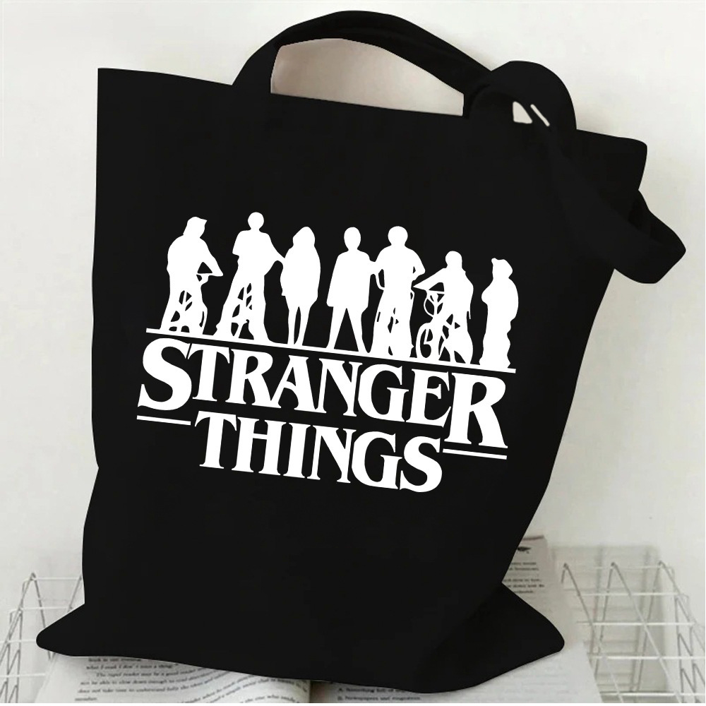 Bolsa de Tela Impresa de Hombro Tela Oxford con Estampado para Uso Diario