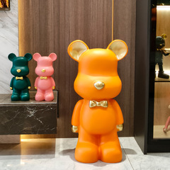 新款落地暴力熊家居擺件 樹脂工藝品可愛熊存錢罐創意禮品 儲蓄罐