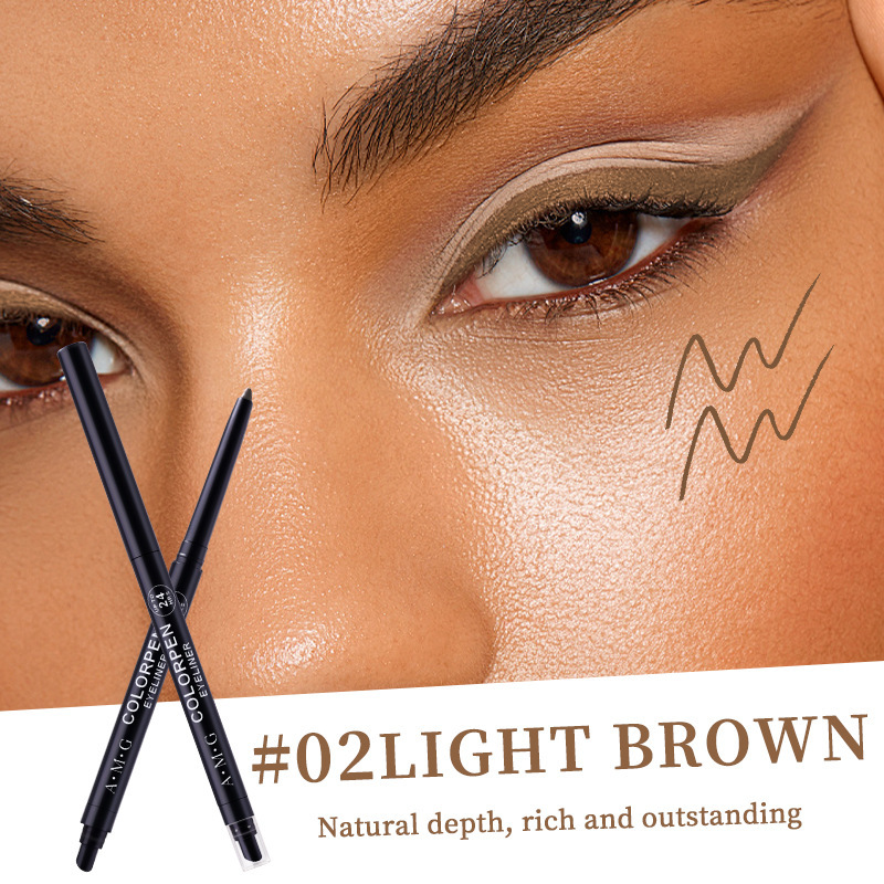 AMG跨境防水眼线胶笔 新手顺滑防晕染 初学者眼线胶笔eyeliner|undefined