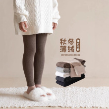 女童打底裤秋冬薄绒女孩宝宝打底袜秋季外穿百搭儿童中厚加绒裤袜