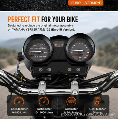 Yamaha/Tianjian 125/Ybr125 alət odometri, Euro III versiya