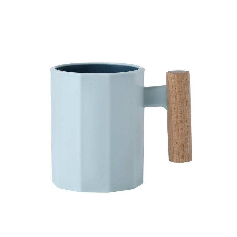 Zahnbürstenhalter Mit Holzgriff Im Nordischen Stil Für Das Bad_voghion.com