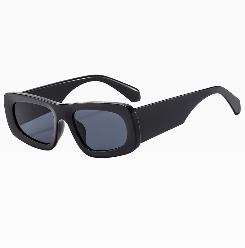 Streetwear Color Block Ac Square Full Frame Women's Sunglasses display picture 8