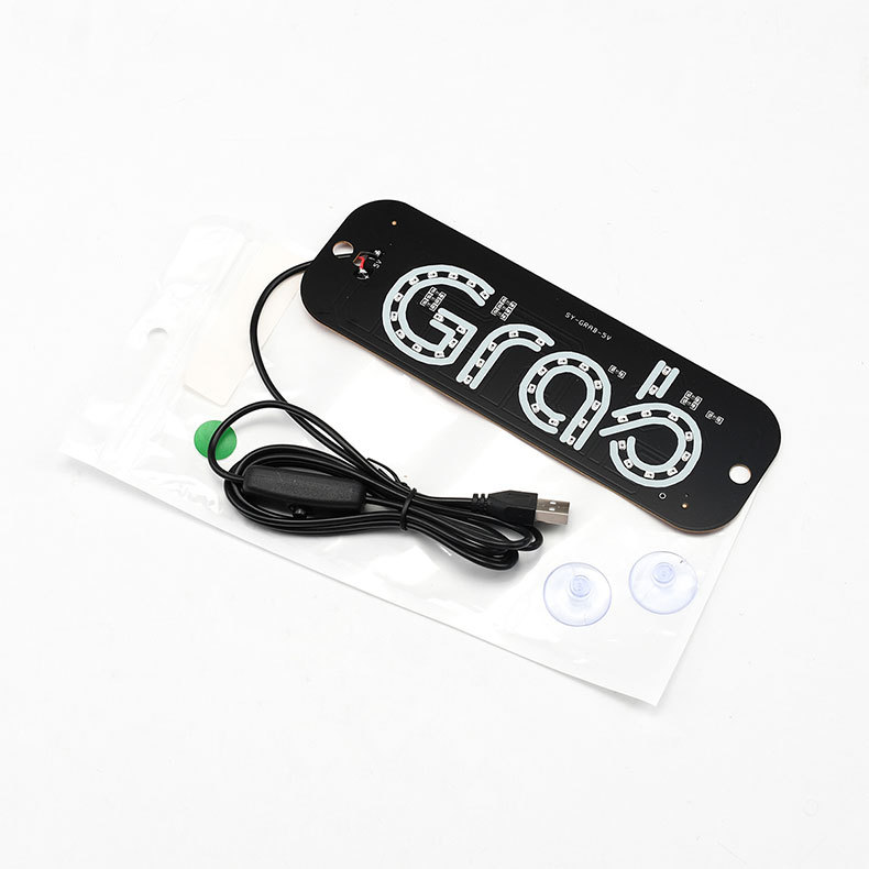 In-Stock Foreign Trade Cross-Border Taxi Dome Light Grab Taxi Light Taxi Car USB Sign Light Indicator Light Didi Light