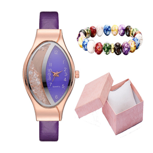 Wish AliExpress foreign trade hot-selling women's watch alloy quicksand watch wholesale factory direct sale