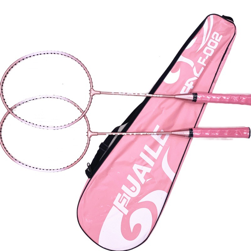 Original brand ferroalloy durable badminton racket adult children feather racket set sporting goods wholesale