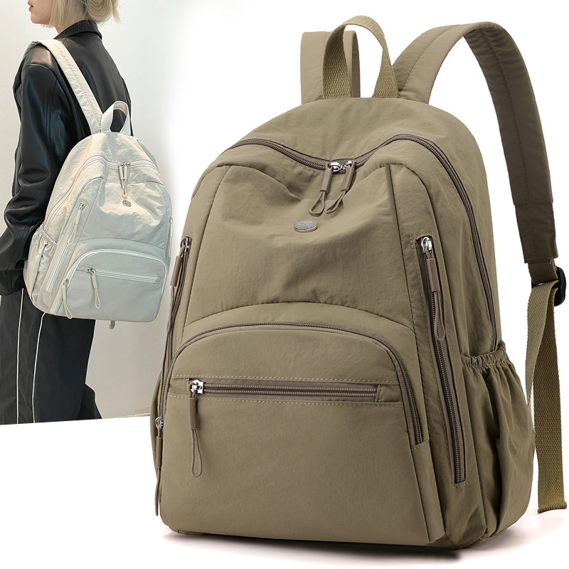 Women's Outdoor Sports Large Capacity Water-repellent Oxford Cloth Multi-layer Men's Computer Bag Commuter Travel Backpack Schoolbag