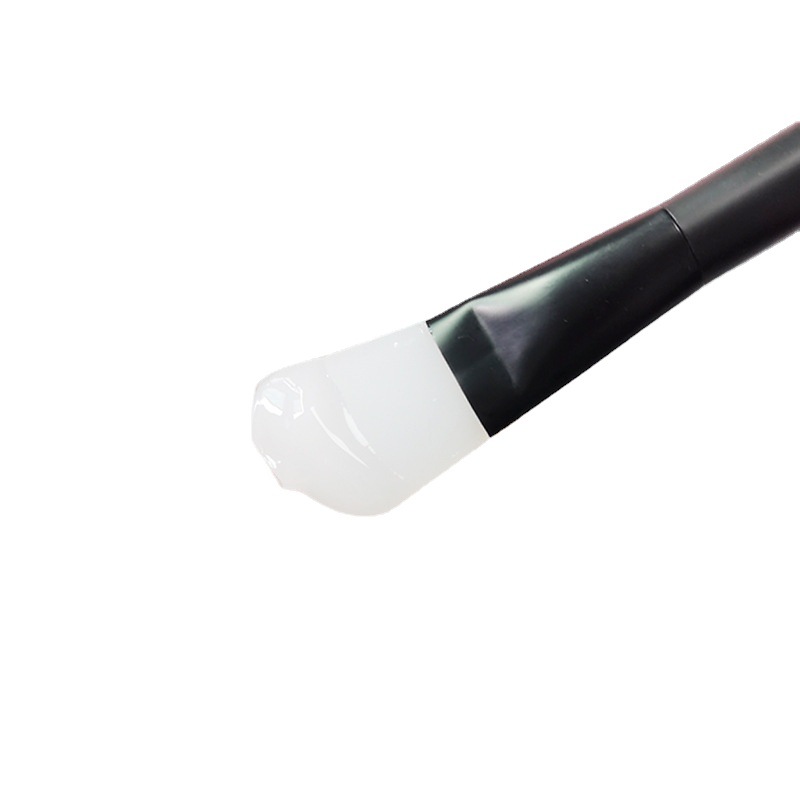 Cepillo de máscara personalizado cepillo de silicona de dos extremos herramientas de belleza de spa cepillo de máscara de pelo suave de dos extremos cepillo de película de barro