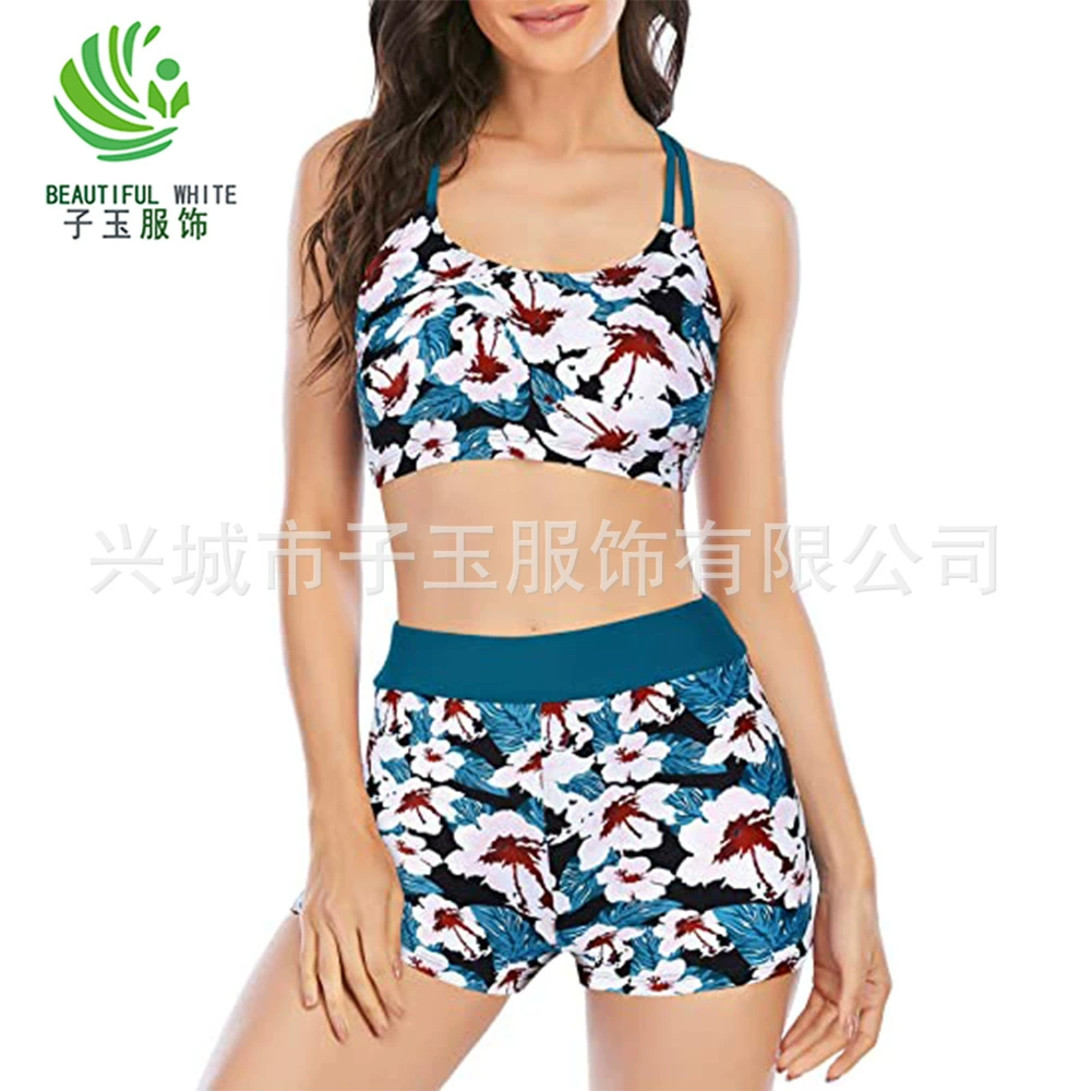 (Cross-border торговля), sexy split спортивный купальник, Amazon, европейский стиль, размер плюс, открытая спина