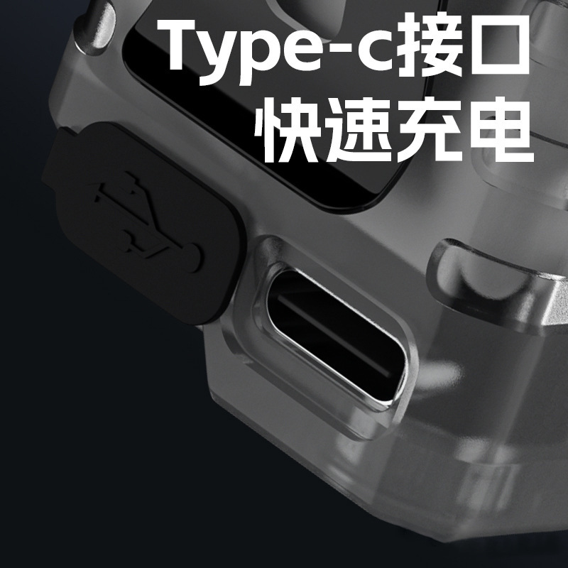 Lámpara de llavero multifuncional al aire libre linterna de luz alta carga lámpara de emergencia lámpara de trabajo lámpara de noche lámpara de sombrero lámpara de cebo