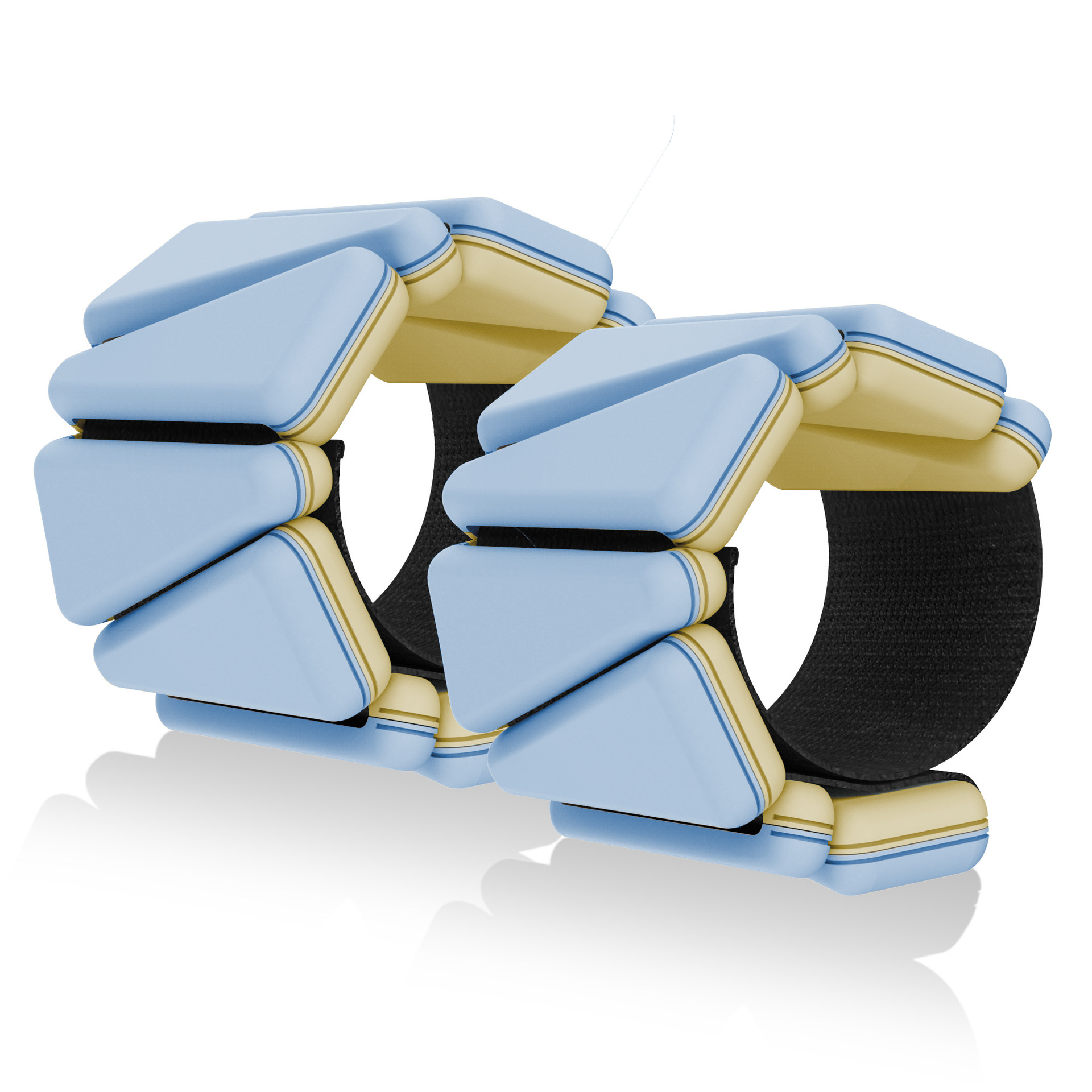 Синяя и желтая пара