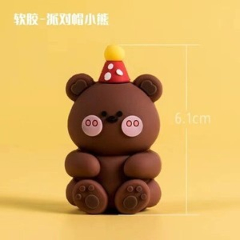 フォレスト動物園ケーキデコレーションオーナメントソフトプラスチック漫画象キリン子供の誕生日パーティーベーキングデコレーション|undefined