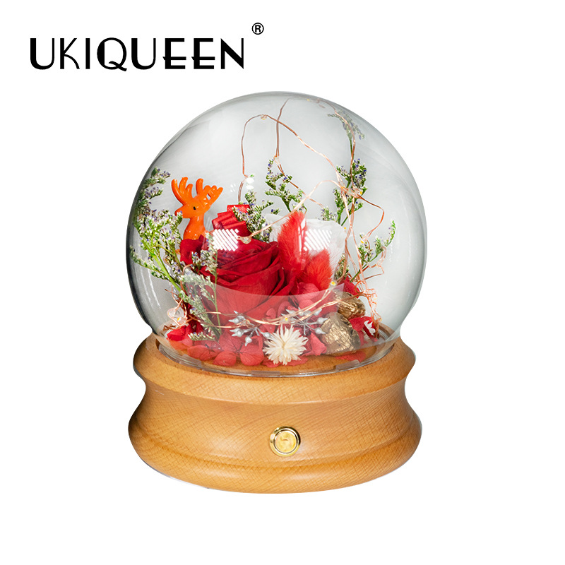 Naxi Reina eterna flor Bluetooth altavoz regalo al por mayor para novias decoración del hogar regalo creativo