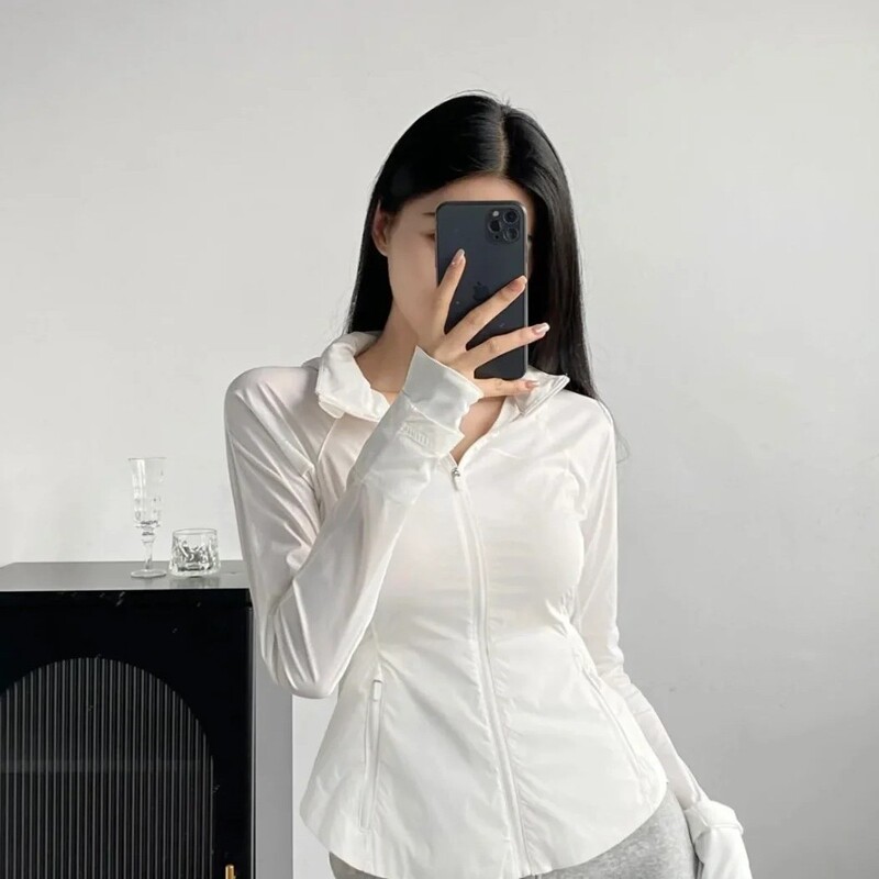 Lulu Original Goal Smasher Sun Protection Clothing Sports Jacket Outdoor Breathable Ice Silk Cooling Yoga Top Lulu Original Goal Smasher Sun Protection Clothing Sports Jacket Outdoor Breathable Ice Silk Cooling Yoga Top