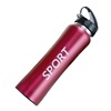 Street sports bottle stainless steel, capacious handheld glass for traveling with glass