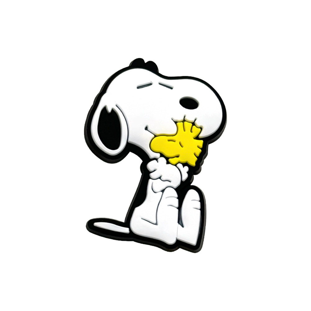 Círculos animados Snoopy zapatos flores Snoopy zapatos agujero de flores accesorios botones de zapato PVC botones de jardín botones de decoración