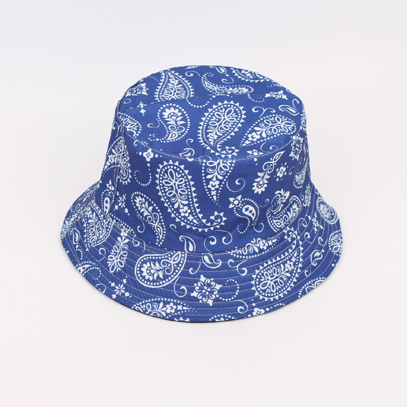 Printing Pattern Unisex Casual Printing Flat Eaves Bucket Hat