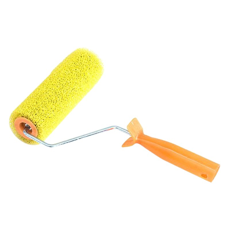 Cepillo de rodillo de esponja 8 pulgadas 9 pulgadas 4 pulgadas rodillo de pintura de cepillado elástico resistente al aceite cepillado cepillo de rodillo de flores grandes y medianas