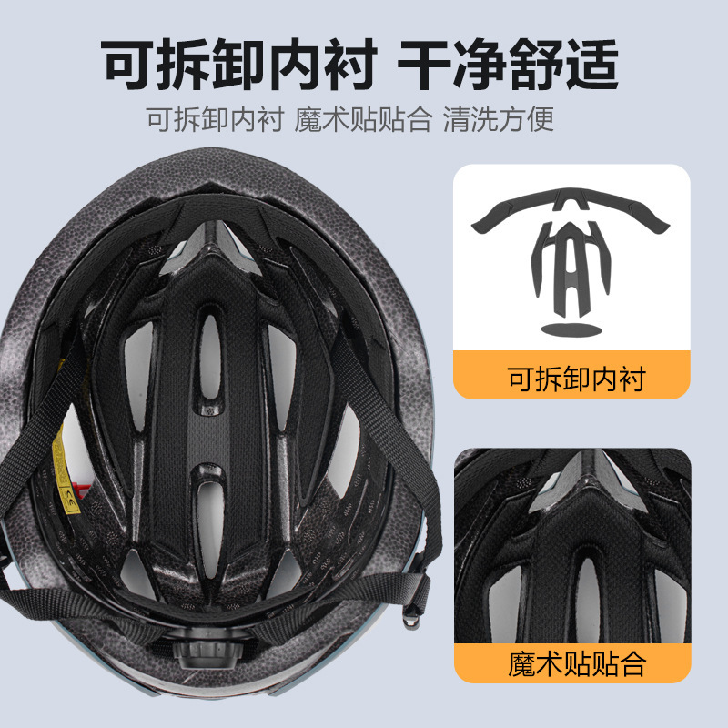 工場卸売サイクリングヘルメット調節可能なマウンテンロード自転車安全ヘルメット通気性のあるクロスボーダーサイクリングヘルメット|undefined